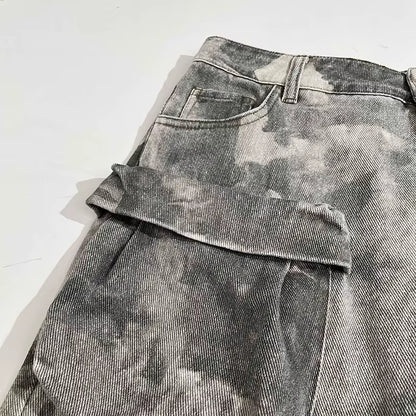 Camouflage Multi Pocket Workwear Pants Loose 