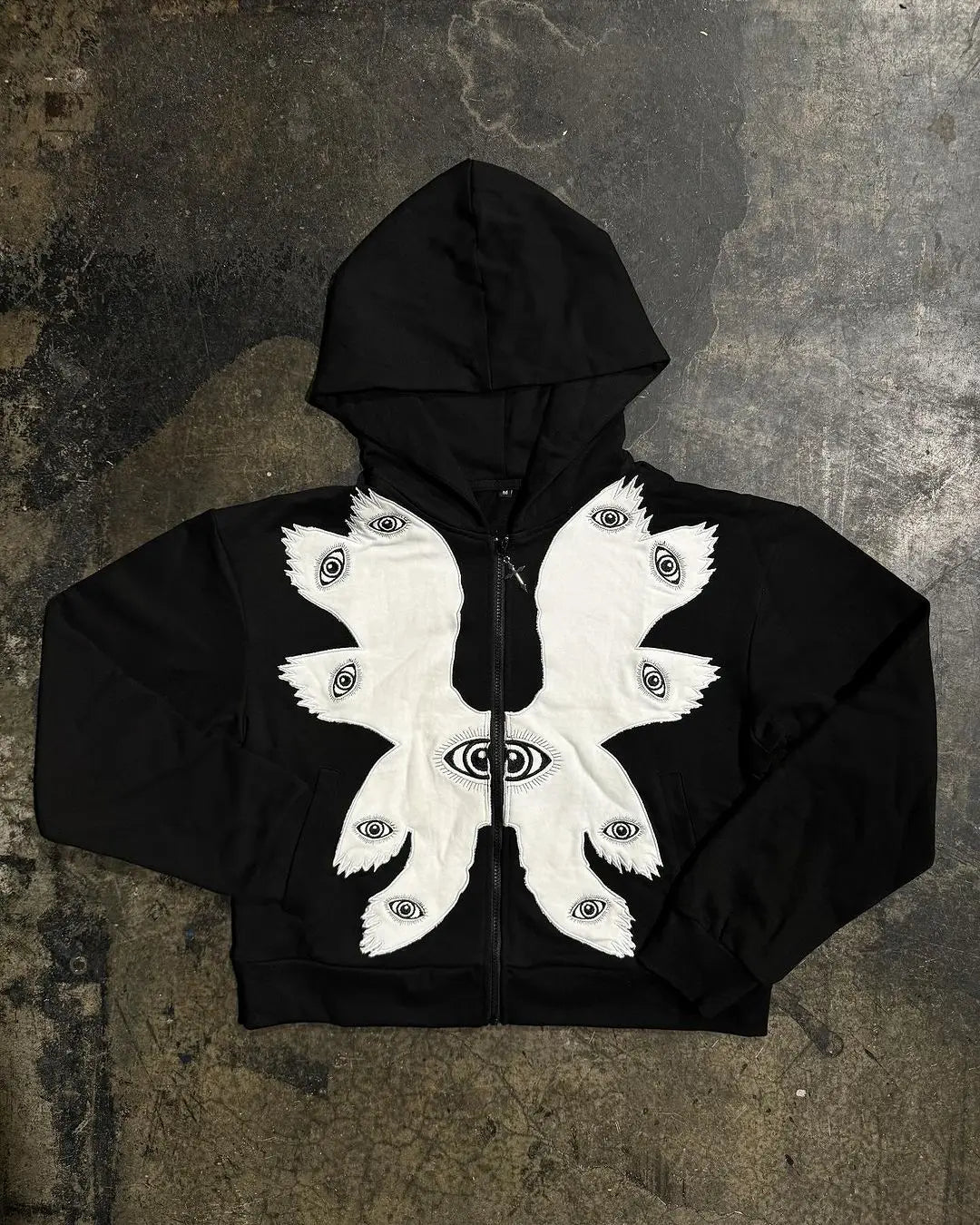 "Fear not Ye mortal" Gothic Angel hoodie Sweater Y2k