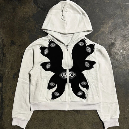 "Fear not Ye mortal" Gothic Angel hoodie Sweater Y2k